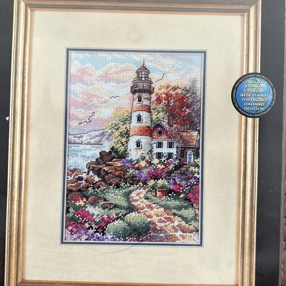 Dimensions Pair of lighthouse counted cross stitch kits - Picture 3 of 4